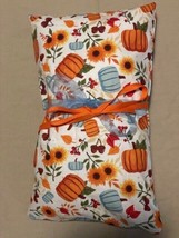Fall Pumpkin Microwaveable Corn Heating Bag / Cold Pack (~10x15) - £23.93 GBP