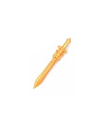 Gold Hero Sword A Weapon For Army Knight Soldier Minifigure Fast Shipping - $3.70