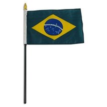 4x6 Inch Brazil Flag - £3.10 GBP