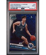 REED SHEPPARD 2023-24 BOWMAN CHROME UNIVERSITY PURPLE #45 1ST ROOKIE RC ... - $84.00