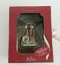Hallmark Ornament American Girl Collection 1764 Kaya Native American New 2002 - £19.35 GBP