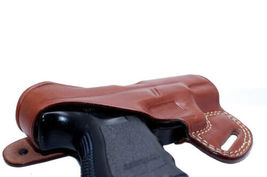 Fits WALTHER P5 Com 3.42”BBL Pancake Leather Belt Holster With 3 Slot #1088# RH image 9