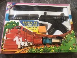 Mini Santa Fe Train Set Zug Set - Open Box all Pieces Accounted For - $42.10 CAD