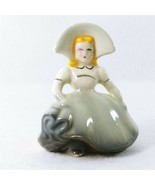 Planter Girl Bonnie Lass with Hat Ceramic 5.5&quot; - $42.57