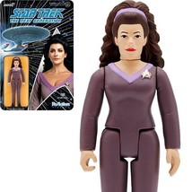 NEW SEALED 2022 Super7 Star Trek: TNG Deanna Troi ReAction Action Figure - $29.69