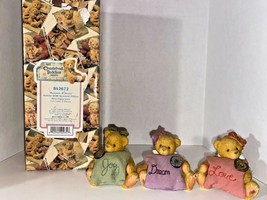 Cherished Teddies &quot;Buttons &amp; Bows&quot; Mini Figurines U8 - £31.96 GBP