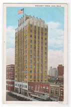 Broadway Tower Enid Oklahoma 1932 postcard - £5.12 GBP