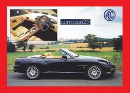 1999 AC ACE TWO-SEAT CONVERTIBLE VINTAGE COLOR POSTCARD -UK- EXCELLENT O... - £14.10 GBP