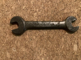 Vintage Drop Forged 1/2&quot; × 7/16&quot; Open End Wrench No.25 Made In U.S.A - £5.05 GBP