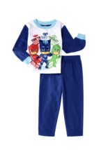 AME Toddler Boys 2-Piece Long-Sleeve Flannel Sleepwear Set, PJ Masks, Size 2T - £12.02 GBP