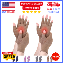 Arthritis Compression Gloves Fingerless 2 Pack Carpal Tunnel Support XL,... - $330.93 MXN