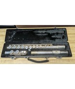 Gemeinhardt 72SP Flute Silver With Gold Lip Cleaning Rod and Original Ha... - $237.59