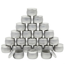 24 Pack Round Metal Tins With Lids For Candle Making And Diy Crafts, 4 Oz - £39.37 GBP