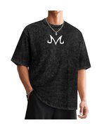 Majin Washed Drop Shoulder Cotton T-Shirt (Size S - 2XL) - $27.00