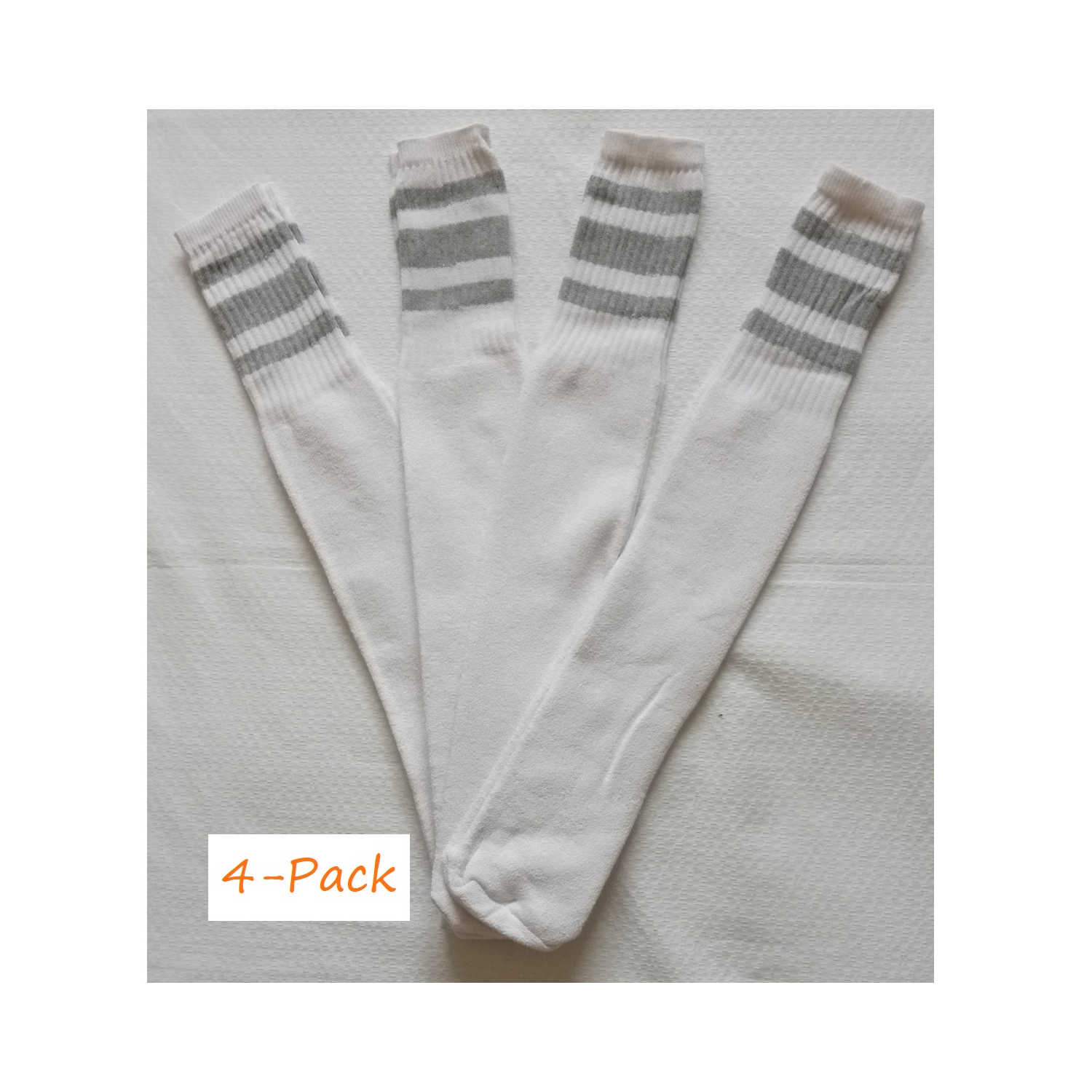  Striped Tube Socks Sports Baseball Softball   Cotton Game Socks Unisex ... - $18.25