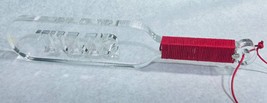 Reverse Cut THICK crystal clear acrylic spanking paddle custom engraved ... - £54.87 GBP