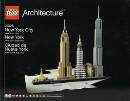 Instruction Book Only For LEGO Architecture New York City 21028 - £7.97 GBP
