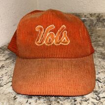 Vintage Tennessee Vols UT Corduroy Trucker Hat Universal Tag (Needs Clea... - $120.07