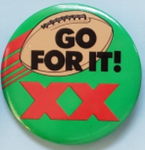 Vintage XX (Dos Equis) Go For It&#39; 2-1/4&quot; Pinback Button - $4.95
