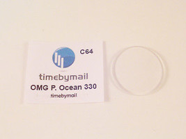 For Omega Planet Oc EAN Sapphire Crystal 33mm Watch Replacement Glass Part C64S - £47.23 GBP