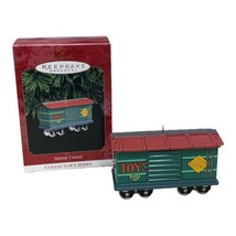 Hallmark Ornament Yuletide Central Series Toy Train Car No. 4 VTG 1997 Keepsake - £6.53 GBP