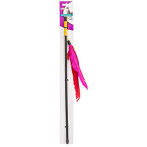 Feather Dangler Teaser Cat Toy: Interactive Playtime Delight - £14.15 GBP+