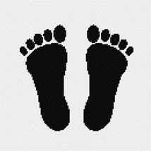 Pepita Needlepoint kit: Footprints, 10&quot; x 10&quot; - £61.01 GBP+