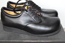 P.W.MINOR MISS CONTOUR Black Orthopedic Work Safety Shoes Size 7.5 D - $98.00