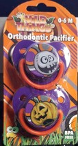 2 Pack Wild Thing Halloween 0-6 Orthodontic Pacifier BPA Free (LOC 404 CR-3) - £7.74 GBP