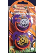 2 Pack Wild Thing Halloween 0-6 Orthodontic Pacifier BPA Free (LOC 404 C... - $182.81 MXN