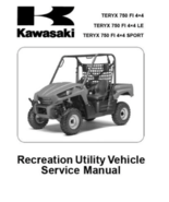 2010 Kawasaki TERYX 750 FI  LE 4X4 Sport Service Repair Shop Manual OEM - $102.50 CAD