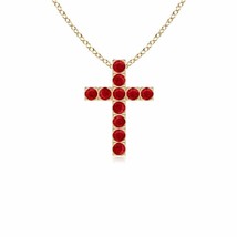 Authenticity Guarantee

2MM Flat Prong-Set Ruby Cross Pendant Necklace for Wo... - £488.99 GBP