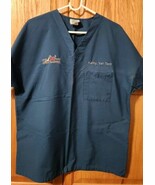 WS Gear Size Med. Medical Scrub Top &amp; Pants Uniform Dark Teal Monogrammed  - €6,74 EUR