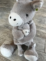 Kellytoy Plush Donkey Mom Baby Large Stuffed Toy animal NWT ReAd Stick M... - $25.05