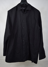 Gazman Shirt Tailored Fit 2XL Black LS Button Down Top Mens - £28.94 GBP