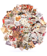 400Pcs Junk Journal Vintage DIY Material Paper Journaling Supplies Scrap... - $207.82 MXN
