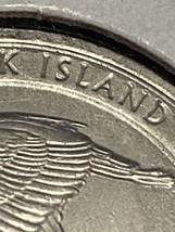 2018 P Washington Quarter W/ Die Chip Rhode Island Block Island circulated - £2.60 GBP