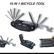 16 in 1 Multifunctional Bike Repair Tools Mountain Bike Folding Repair T... - $13.50