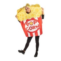 Poppin&#39; Popcorn Adult Halloween Costume Suit One Size - £23.86 GBP