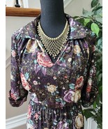 Byer Too Women&#39;s Multicolor 100% Polyester Collared Vintage Knee Length ... - $49.23 CAD