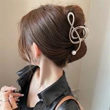 Pinza para el pelo con perlas de Metal, accesorio elegante para cabello - £15.79 GBP