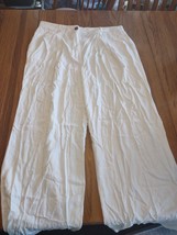 Worthington Womens Polar Bear Size Large White Wide Leg Pants-Brand New-SHIP24HR - $59.28