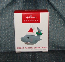 2022 Hallmark Keepsake Miniature Ornament Great White Christmas Santa Sh... - $22.90