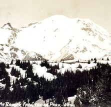 RPPC Mount Rainier Grom Yakima Park Ellis 1920s Washington Pacific NW PCBG6C - £24.35 GBP