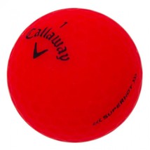 50 Mint Red Matte Callaway Superhot Golf Balls - Free Shipping - Aaaaa - £63.28 GBP