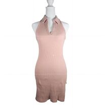 Wild Fable Womens Body Con Collared Dress Pink Size Small Sleeveless - $12.99