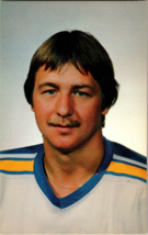 Vtg Postcard St. Louis Blues Hockey Bernie Federko Center 1976 amateur draft - £4.38 GBP