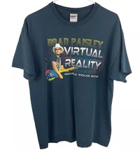 Brad Paisley Virtual Reality World Tour Black Shirt Men&#39;s Large Concert ... - $7.61