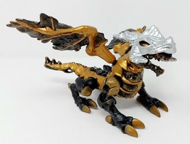 Mega Bloks Dragons Gold and Black Dragon with Silver Helmet Helm - £9.67 GBP