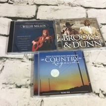Country Music CDs Willie Nelson Brooks And Dunn Legends Lot Of 3 - £7.77 GBP